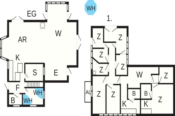 Foto van Herenhuis met spa en activiteiten - Vakantiehuis in Haderslev - FloorPlan