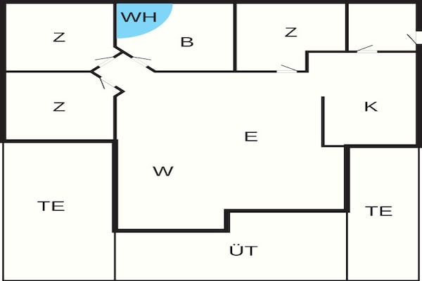 Foto van 7 persoons vakantie huis in Gørlev-By Traum - Vakantiehuis in Gørlev - FloorPlan