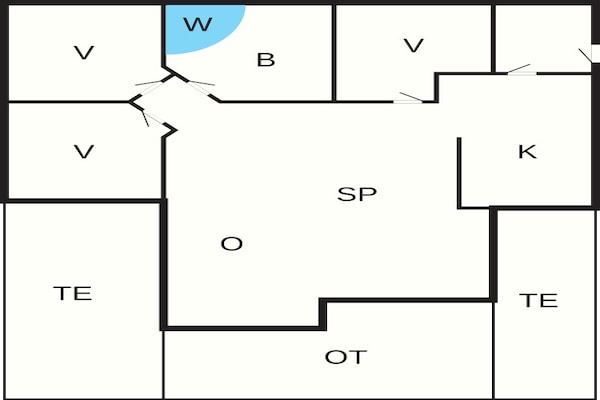 Foto van 7 persoons vakantie huis in Gørlev-By Traum - Vakantiehuis in Gørlev - FloorPlan