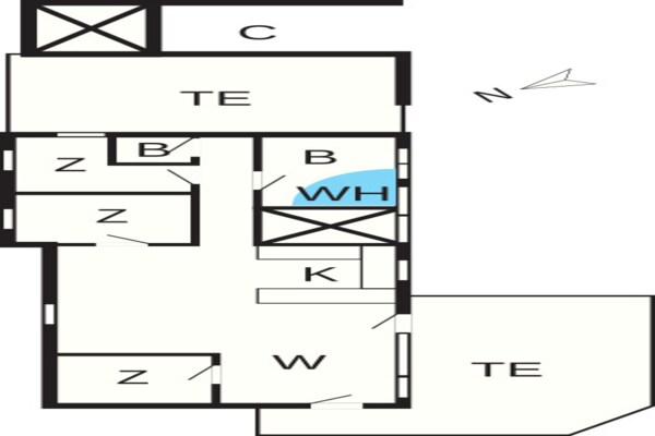 Foto van 7 persoons vakantie huis in Blåvand - Vakantiehuis in Blåvand - FloorPlan