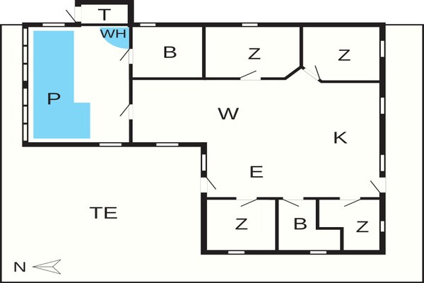Foto van 12 persoons vakantie huis in Vinderup-By Traum - Vakantiehuis in Vinderup - FloorPlan