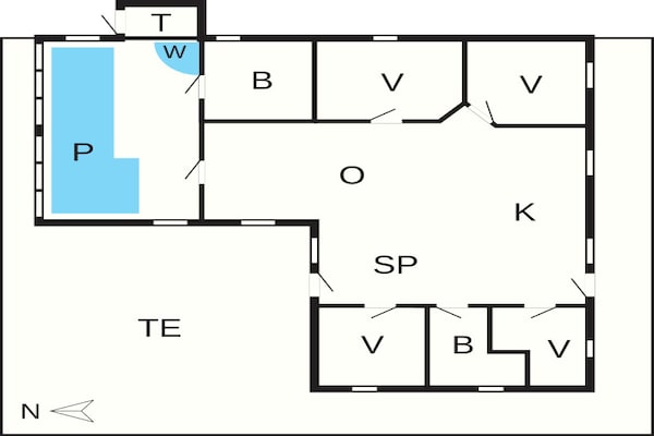 Foto van 12 persoons vakantie huis in Vinderup-By Traum - Vakantiehuis in Vinderup - FloorPlan