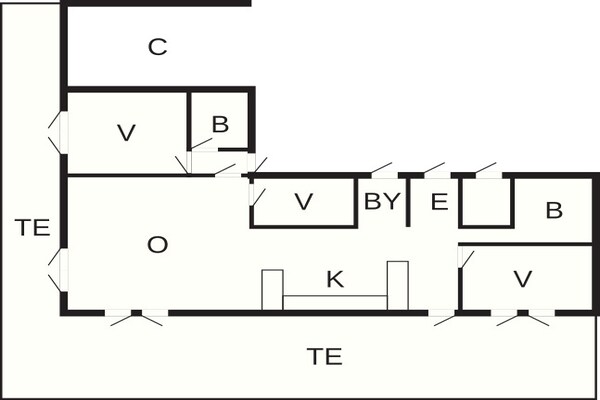 Foto van Luxe vakantieverblijf in Klint - Vakantiehuis in Nykøbing Sj - FloorPlan