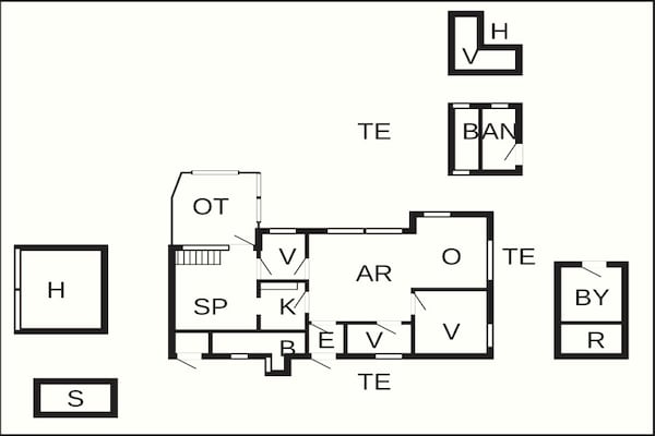 Foto van 8 persoons vakantie huis in Ålbæk-By Traum - Vakantiehuis in Ålbæk - FloorPlan