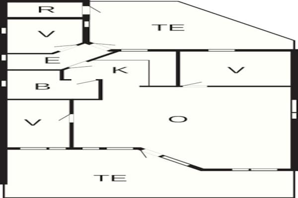 Foto van 6 persoons vakantie huis in Gedser-By Traum - Vakantiehuis in Gedser - FloorPlan