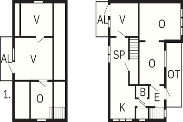 Foto van 6 persoons vakantie huis in ULLARED - Vakantiehuis in ULLARED - FloorPlan