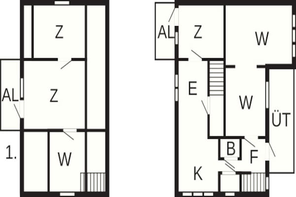Foto van 6 persoons vakantie huis in ULLARED - Vakantiehuis in ULLARED - FloorPlan