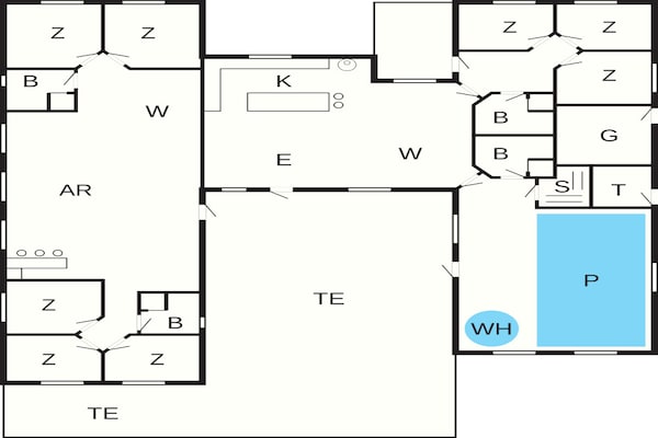 Foto van Luxe villa met zwembad -- By Traum Ferienwohnungen - FloorPlan