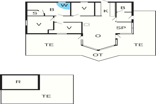 Foto van 6 persoons vakantie huis in Hals-By Traum - Vakantiehuis in Hals - FloorPlan