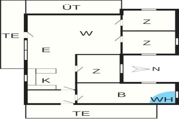 Foto van 6 persoons vakantie huis in Thisted-By Traum - Vakantiehuis in Thisted - FloorPlan