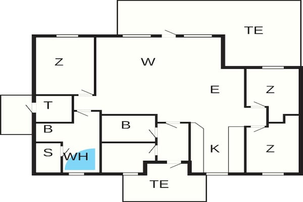 Foto van 8 persoons vakantie huis in Aabenraa-By Traum - Vakantiehuis in Aabenraa - FloorPlan