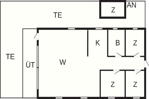 Foto van 6 persoons vakantie huis in Storvorde-By Traum - Vakantiehuis in Storvorde - FloorPlan