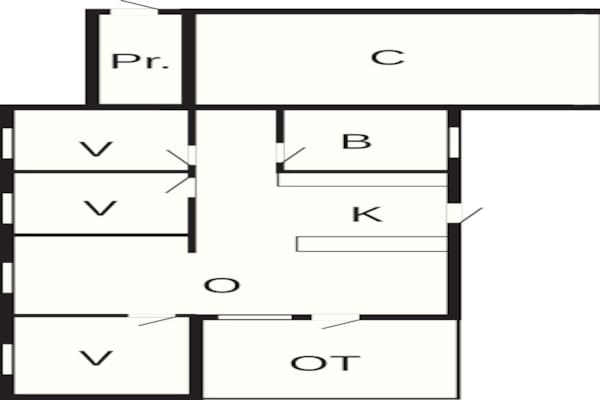 Foto van 6 persoons vakantie huis in Nørre Nebel-By Traum - Vakantiehuis in Nørre Nebel - FloorPlan