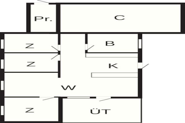 Foto van 6 persoons vakantie huis in Nørre Nebel-By Traum - Vakantiehuis in Nørre Nebel - FloorPlan