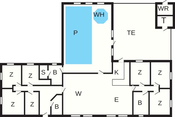 Foto van 18 persoons vakantie huis in Ulfborg-By Traum - Vakantiehuis in Ulfborg - FloorPlan