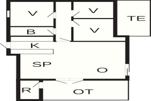 Foto van 8 persoons vakantie huis in Dannemare - Vakantiehuis in Dannemare - FloorPlan
