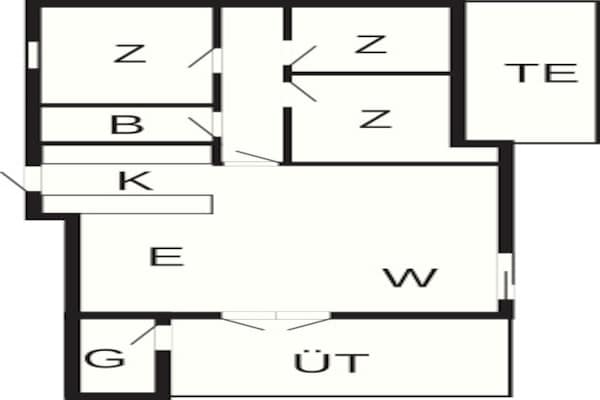 Foto van 8 persoons vakantie huis in Dannemare - Vakantiehuis in Dannemare - FloorPlan