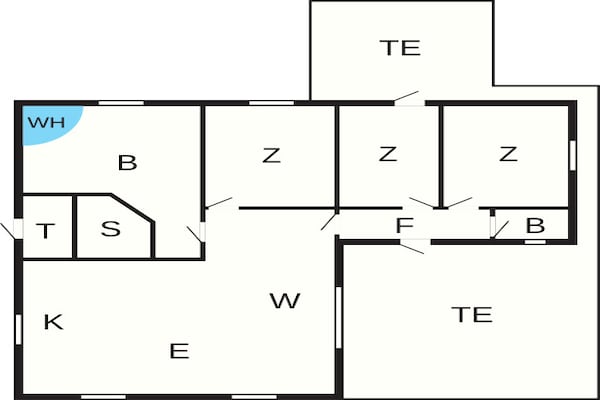 Foto van 6 persoons vakantie huis in Løkken-By Traum - Vakantiehuis in Løkken - FloorPlan