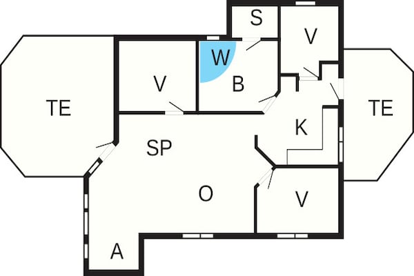 Foto van 6 persoons vakantie huis in Hadsund - Vakantiehuis in Hadsund - FloorPlan