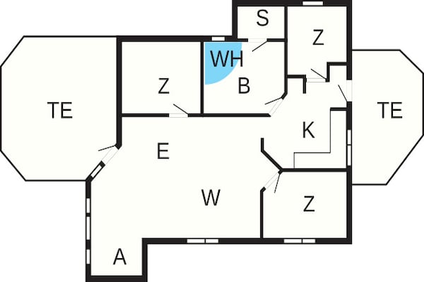 Foto van 6 persoons vakantie huis in Hadsund - Vakantiehuis in Hadsund - FloorPlan
