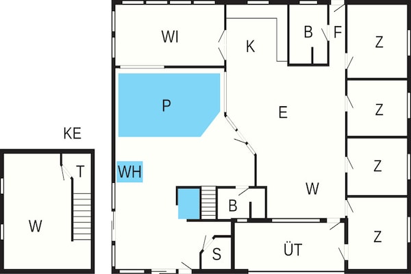 Foto van 10 persoons vakantie huis in Haderslev-By Traum - Vakantiehuis in Haderslev - FloorPlan