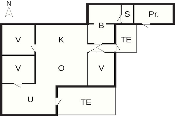 Foto van 6 persoons vakantie huis in Thisted-By Traum - Vakantiehuis in Thisted - FloorPlan