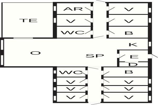 Foto van Ruim vakantiehuis aan de Limfjorden - Vakantiehuis in Øster Assels - FloorPlan