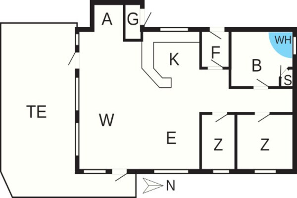 Foto van 6 persoons vakantie huis in Løkken-By Traum - Vakantiehuis in Løkken - FloorPlan