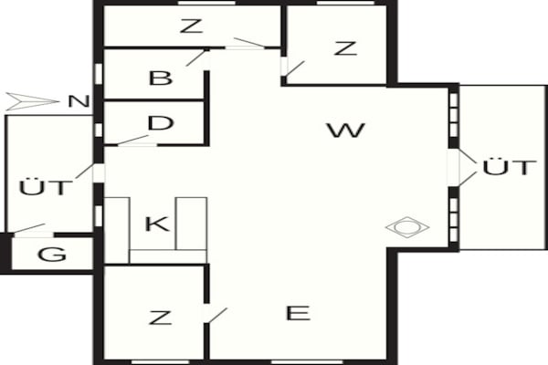 Foto van 6 persoons vakantie huis in Oksbøl-By Traum - Vakantiehuis in Oksbøl - FloorPlan