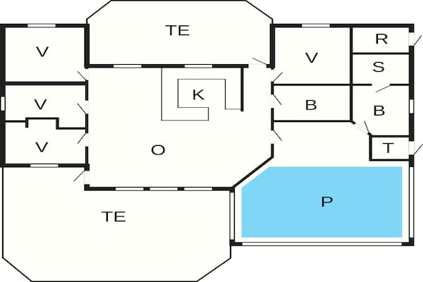 Foto van Panoramisch toevluchtsoord in Ebeltoft -- By Traum Ferienwohnungen - FloorPlan