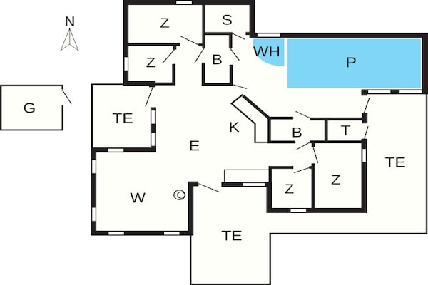 Foto van 10 persoons vakantie huis in Ebeltoft-By Traum - Vakantiehuis in Ebeltoft - FloorPlan