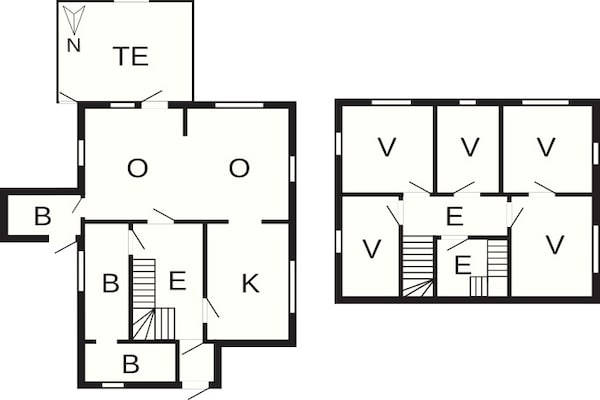 Foto van 11 persoons vakantie huis in Syvde - Vakantiehuis in Syvde - FloorPlan