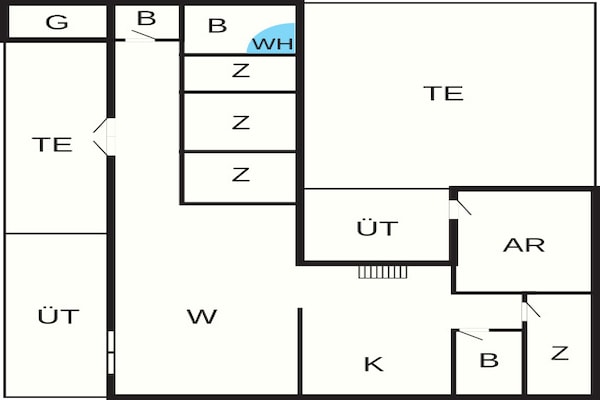 Foto van 12 persoons vakantie huis in Ebeltoft-By Traum - Vakantiehuis in Ebeltoft - FloorPlan