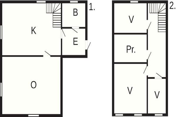 Foto van 6 persoons vakantie huis in Gullesfjord - Vakantiehuis in Gullesfjord - FloorPlan