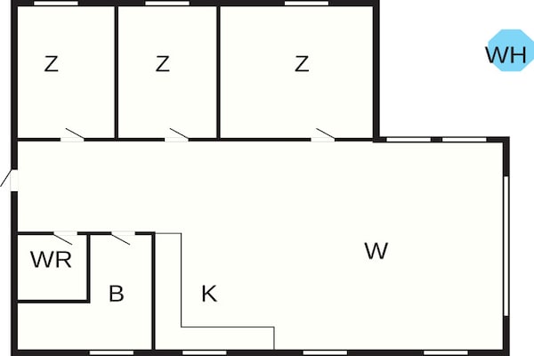 Foto van 7 persoons vakantie huis in Jægerspris-By Traum - Vakantiehuis in Jægerspris - FloorPlan
