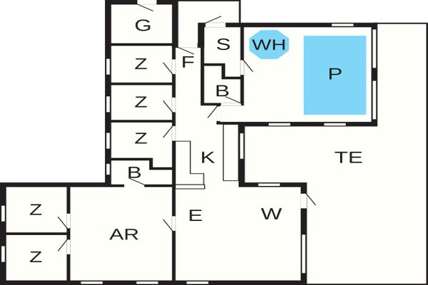 Foto van Luxe toevluchtsoord bij Skastrup - Vakantiehuis in Bogense - FloorPlan