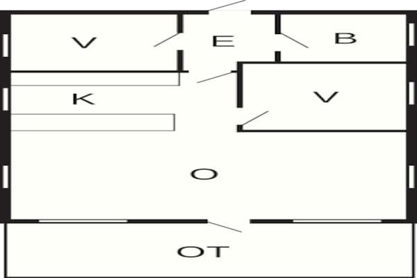Foto van 6 persoons vakantie huis in Hals-By Traum - Vakantiehuis in Hals - FloorPlan