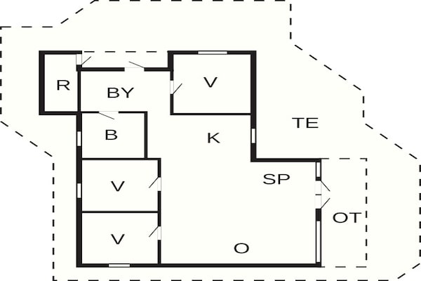 Foto van 6 persoons vakantie huis in Ansager-By Traum - Vakantiehuis in Ansager - FloorPlan