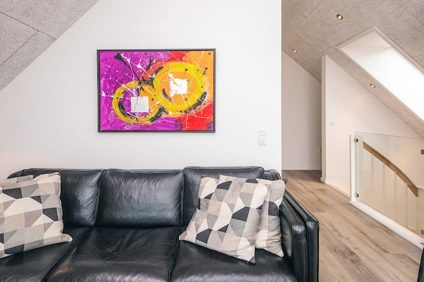 Foto van Luxe vakantiehuis met uitzicht op de golfbaan - Vakantiehuis in Rømø - Indoor