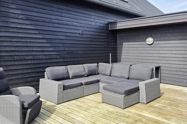 Foto van Luxe vakantiehuis met uitzicht op de golfbaan - Vakantiehuis in Rømø - Outdoor