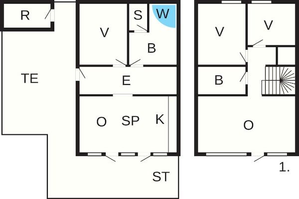 Foto van Luxe vakantiehuis met uitzicht op de golfbaan - Vakantiehuis in Rømø - FloorPlan