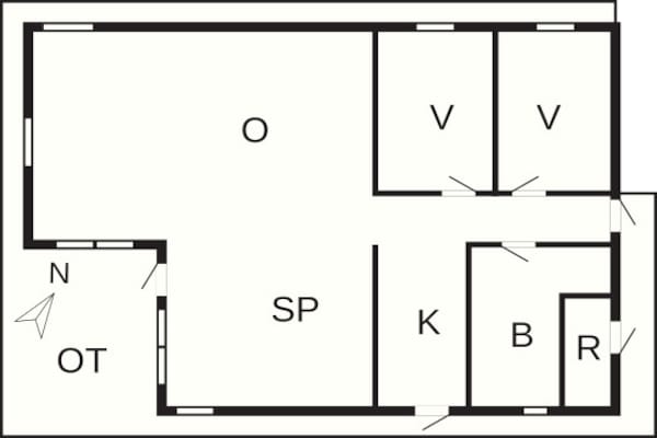 Foto van 6 persoons vakantie huis in TJÖRNARP - Vakantiehuis in TJÖRNARP - FloorPlan