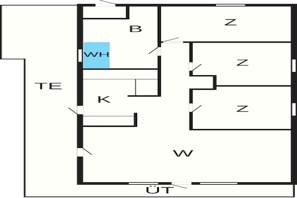 Foto van 6 persoons vakantie huis in Jerup-By Traum - Vakantiehuis in Jerup - FloorPlan