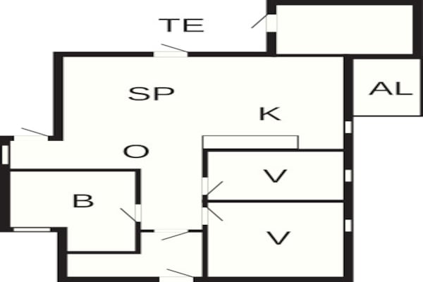 Foto van Afgelegen strand toevluchtsoord -- By Traum Ferienwohnungen - FloorPlan