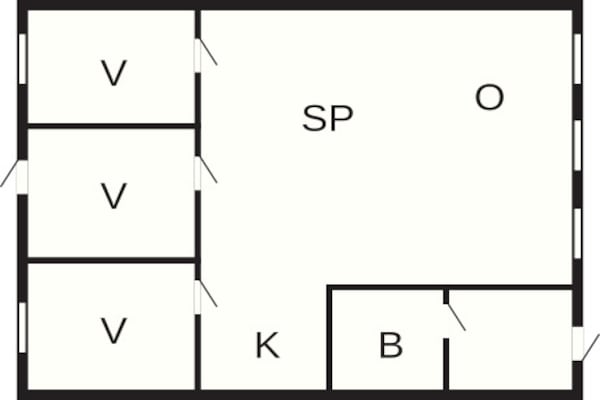 Foto van 6 persoons vakantie huis in Faaborg-By Traum - Vakantiehuis in Faaborg - FloorPlan