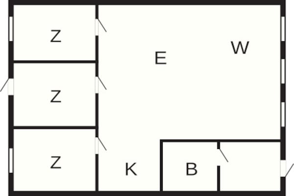 Foto van 6 persoons vakantie huis in Faaborg-By Traum - Vakantiehuis in Faaborg - FloorPlan