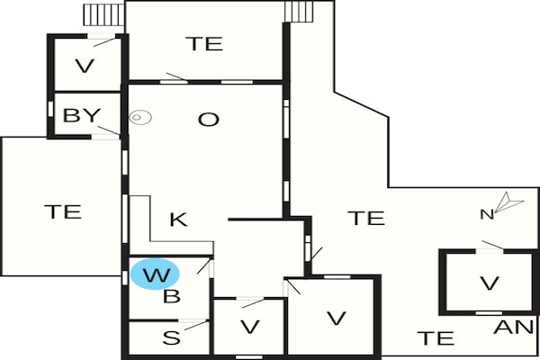 Foto van Afgelegen strand retraite -- By Traum Ferienwohnungen - FloorPlan