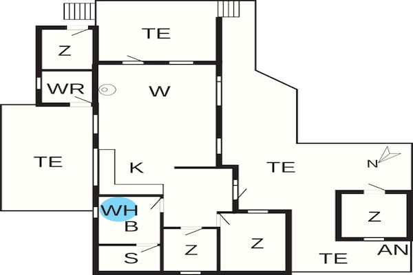 Foto van Afgelegen strand retraite -- By Traum Ferienwohnungen - FloorPlan