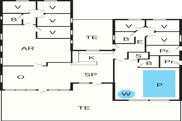 Foto van 18 persoons vakantie huis in Hasselberg - Vakantiehuis in Kappeln - FloorPlan