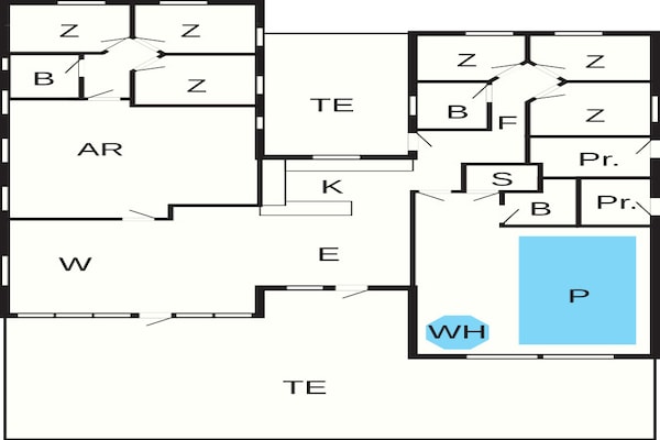 Foto van 16 persoons vakantie huis in Hasselberg - Vakantiehuis in Kappeln - FloorPlan